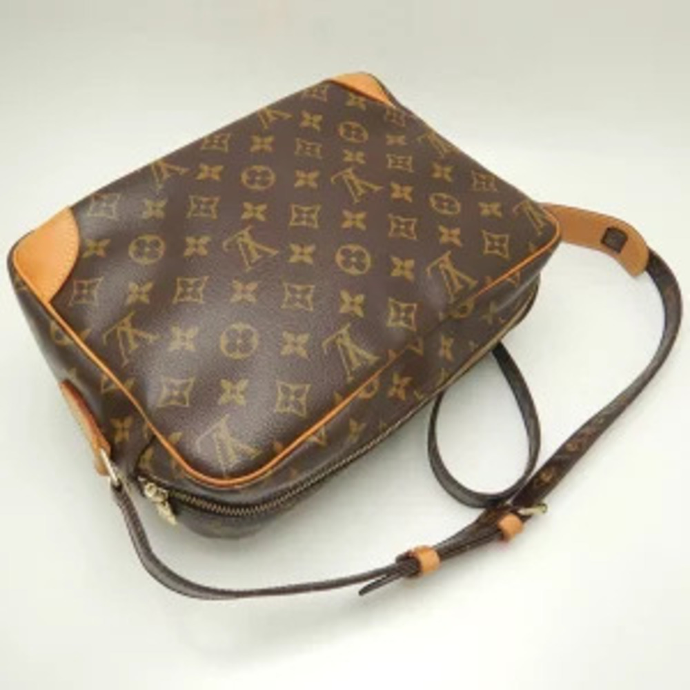 Louis Vuitton Nile Shoulder Bag Monogram Brown